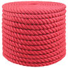 vidaXL Jute Touw 24 mm Rood 100% Tossa jute