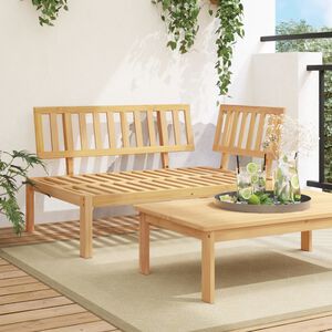 vidaXL Tuinhoekbank pallet massief acaciahout