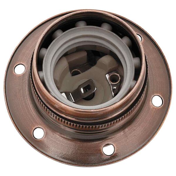 vidaXL Lamphouders 2 st rood brons E27