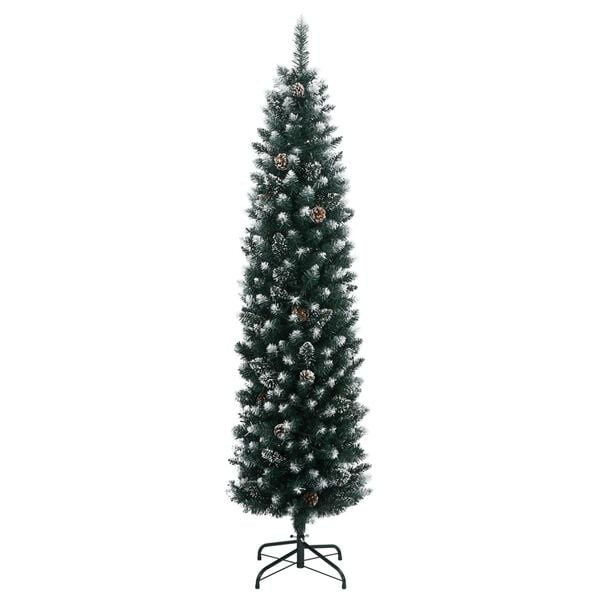 vidaXL Kunstkerstboom smal met 150 LED's 120 cm