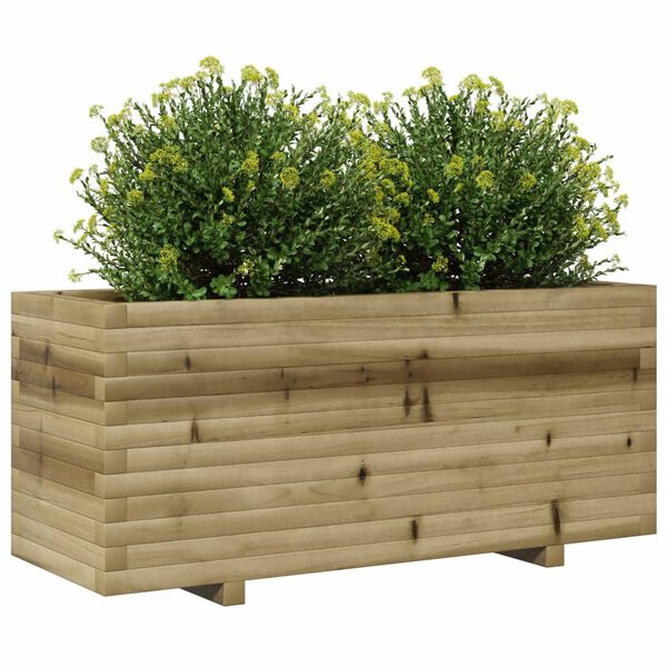 vidaXL Plantenbak 110x40x49,5 cm geïmpregneerd grenenhout