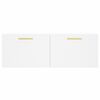 vidaXL Wandkast 100x36,5x35 cm bewerkt hout wit