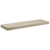 vidaXL Wandschappen zwevend 2 st 80x23,5x3,8 cm MDF eikenkleurig