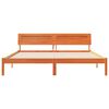 vidaXL Bedframe Wasbruin 180 x 200 cm Massief grenenhout