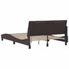 vidaXL Bedframe zonder matras "Hanko" stof donkerbruin 140x190 cm