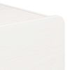 vidaXL Nachtkastje met lade Wit 39 x 34 x 33 cm Massief grenenhout
