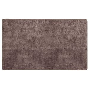 vidaXL Vloerkleed wasbaar 80x150 cm grijs