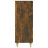 vidaXL Dressoir 69,5x34x90 cm bewerkt hout gerookt eikenkleurig