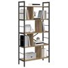 vidaXL Boekenkast Artisan Eiken 75 x 30 x 156 cm Bewerkt hout