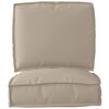 vidaXL Pallet Kussen Set 2 pcs Taupe Oxford Stof