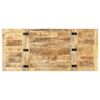 vidaXL Salontafel verlengbaar 160x70x45 cm massief mangohout