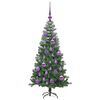 vidaXL Kerstboom met 150 LED met standaard Groen 120 cm PVC