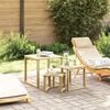 vidaXL Tafel 3 pcs Naturel Ge&iuml;mpregneerd grenenhout