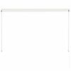 vidaXL Luifel uittrekbaar 200x150 cm crème