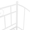 vidaXL Slaapbank metaal wit 90x200 cm