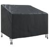 vidaXL Tuinstoelhoes Zwart 96 x 79 x 74 cm 600D oxford stof