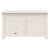 vidaXL Kussenbox 100x50x56 cm massief vurenhout wit