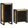 vidaXL Badkamermeubelset 2 st Bruin Massief Mango Hout