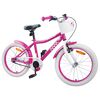 vidaXL Kinderfiets 18 Inch voor 5-7 jaar Roze