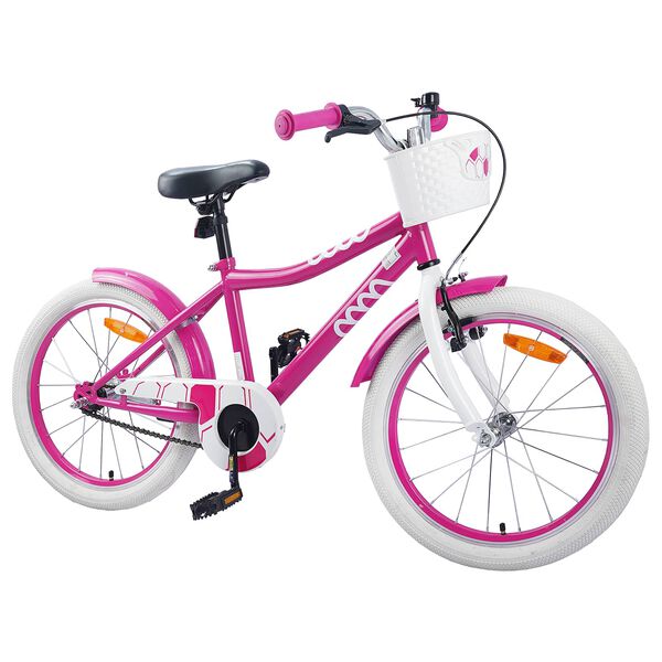 vidaXL Kinderfiets 18 Inch voor 5-7 jaar Roze
