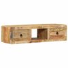 vidaXL Tv-wandmeubel 100x32x25 cm massief hout ruw mangohout