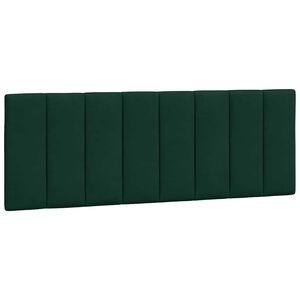 vidaXL Hoofdbordkussen "Hanko" 140 cm fluweel donkergroen