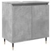 vidaXL Badkamerkast 58x33x60 cm bewerkt hout betongrijs