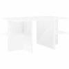 vidaXL Salontafel Wit 87 x 50 x 45 cm Geconstrueerd hout