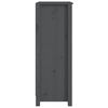 vidaXL Boekenkast 50x35x97 cm massief grenenhout grijs