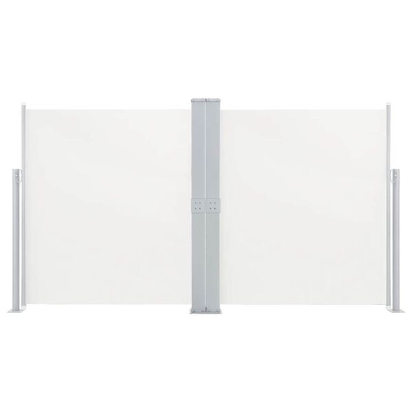vidaXL Windscherm uittrekbaar 140x600 cm crème