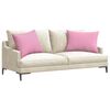 vidaXL Sofa Kussens 2 stuks Roze 70 x 50 cm Stof