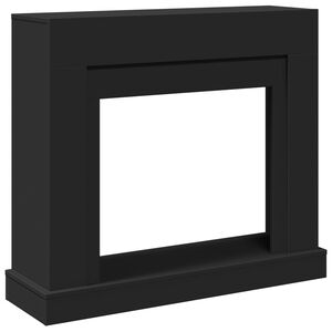 vidaXL Haardombouw 100x30x87,5 cm bewerkt hout zwart