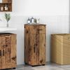 vidaXL Badkamer Kast Oud Hout 30 x 35 x 80 cm Bewerkt hout & Metaal