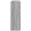 vidaXL Boekenkast / kamerscherm 100x33x94,5 cm grijs sonoma eiken
