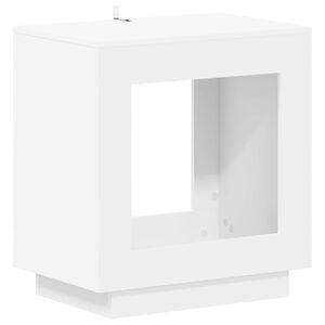 vidaXL Bijzettafel Wit 60 x 40 x 65 cm Bewerkt hout
