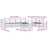 vidaXL Sofa-Sets 7 pcs Naturel Massief Acaciahout