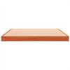 vidaXL Bedframe massief grenenhout wasbruin 120x200 cm
