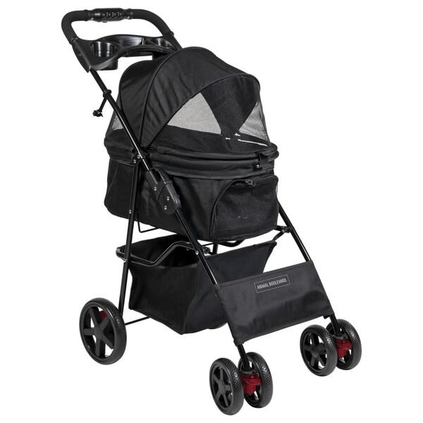 Animal Boulevard Huisdierenbuggy Travel XS 86x46x95 cm zwart
