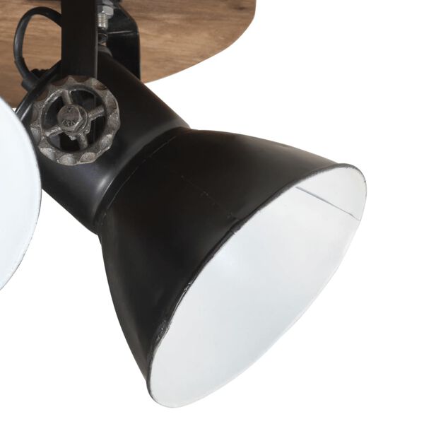 vidaXL Plafondlamp 25 W E27 50x50x25 cm zwart