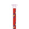 vidaXL Boottouw 5 mm 50 m polypropyleen rood