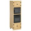 vidaXL Kast met plank Honing 60 x 32 x 40 cm Massief grenenhout