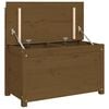 vidaXL Bankje 80x41x77 cm massief grenenhout honingbruin