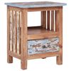 vidaXL Nachtkastje 41x30x50 cm massief mahoniehout