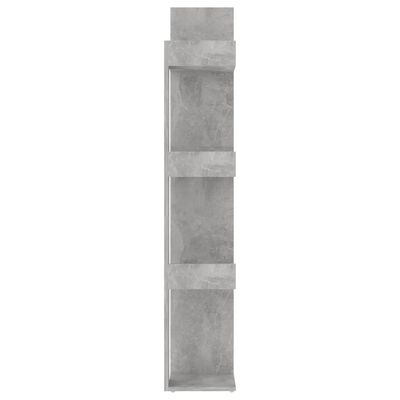 vidaXL Boekenkast 86x25,5x140 cm spaanplaat betongrijs