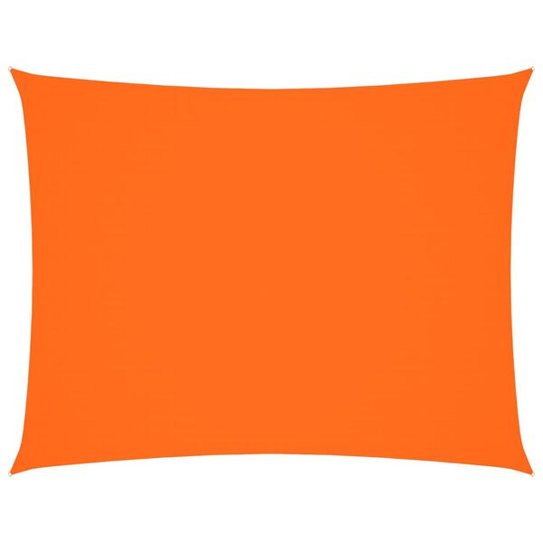 vidaXL Schaduwdoek rechthoekig 3x6 m oxford stof oranje