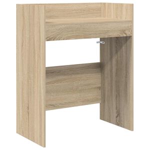 vidaXL DJ Tafel Sonoma Eiken 102 x 45 x 102 cm Bewerkt hout