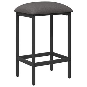 vidaXL Barkruk Lichtgrijs 40 x 32 x 64 cm Bewerkt hout