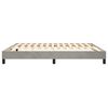 vidaXL Boxspring bed 180x200 cm fluweel lichtgrijs