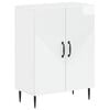 vidaXL Badkamer Opbergkast HAARLEM Hoogglans Wit 59,5 x 31 x 80 cm