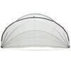 vidaXL Pooldome Grijs en Oranje 592 x 590 x 275 cm